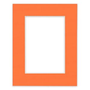 Craig Frames B152 Pre-Cut Mat Board for 16x22 Print, 20x26, Tangerine Orange