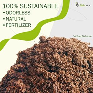 Fishnure 4 pounds Natural Living Compost Starter, Enhancer and Accelerator - 1 Bag for 1000lb (1m3) of Compost with Proprietary Blend for Effective, Odor Free and Natural Compost