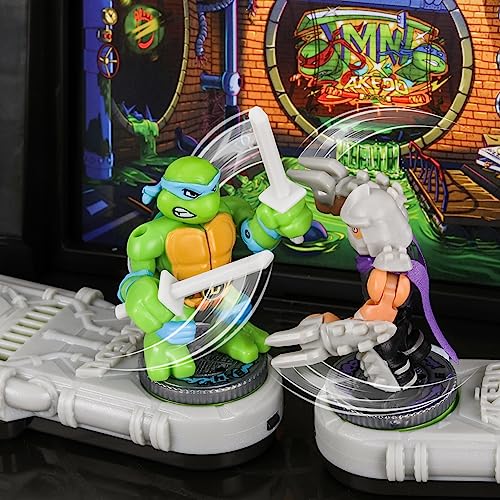 Legends of Akedo Teenage Mutant Ninja Turtles Battle Arena with 35+ Battle Sound Effects and 2 Exclusive Battling Mini Warriors - Leonardo and Shredder