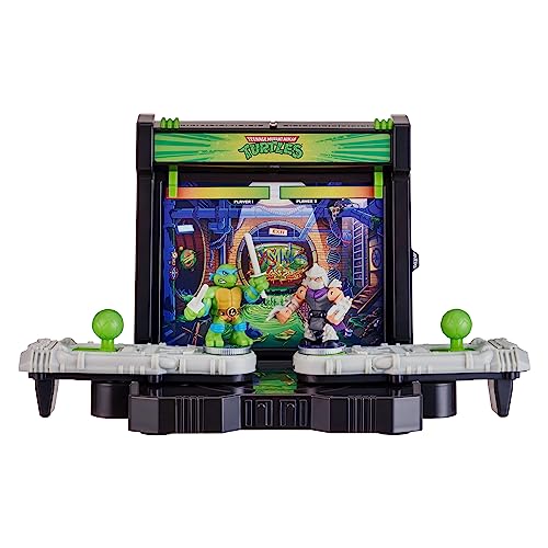 Legends of Akedo Teenage Mutant Ninja Turtles Battle Arena with 35+ Battle Sound Effects and 2 Exclusive Battling Mini Warriors - Leonardo and Shredder