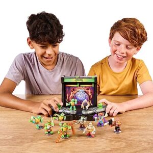 Legends of Akedo Teenage Mutant Ninja Turtles Battle Arena with 35+ Battle Sound Effects and 2 Exclusive Battling Mini Warriors - Leonardo and Shredder