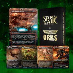magic: the gathering secret lair: warhammer 40,000: orks (foil edition)