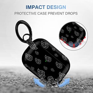 Maxjoy for Airpods Pro Case, Anime Cartoon Cute Design Series Apple Airpod Pro Case Cover for Airports Pro 2019, Wireless AirPods Pro Cases for Men Women,Anime White Cloud Lanyard