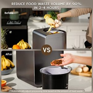 Airthereal Revive Electric Kitchen Composter, 2.5L Capacity with SHARKSDEN® Tri-Blade, Turn Food Waste and Scraps into Dry Compost Fertilizer for Plants