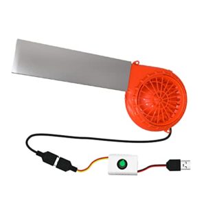 electric bbq fan portable barbeque air blower usb powerbanks powered fire charcoal starter cooking hiking barbecue fire bellow tool