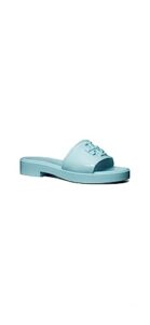 tory burch women's tory island blue eleanor jelly healed slides shoes (us_footwear_size_system, adult, women, numeric, medium, numeric_9)