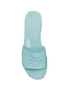 Tory Burch Women's Tory Island Blue Eleanor Jelly Healed Slides Shoes (us_footwear_size_system, adult, women, numeric, medium, numeric_9)