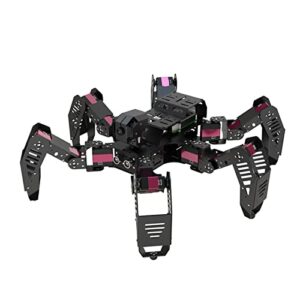 spider robot applicable to pi 4b spider bionic robot open source ai visual programming coding robotics ( color : professional edition )