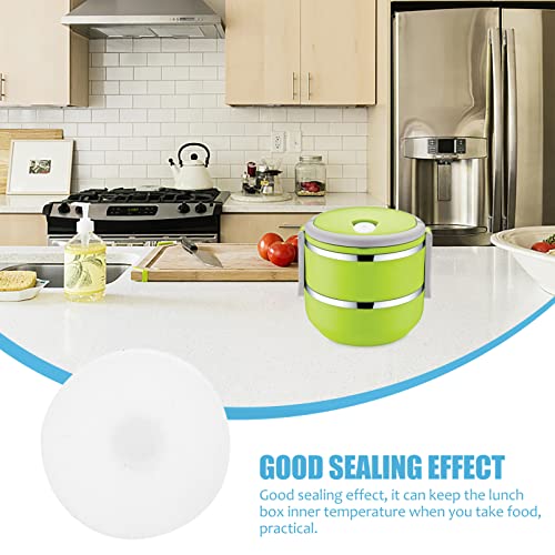 CALLARON Insulated Container Lids Plug Cooking Pot Pot 6Pcs Sealing Stopper Bento Box Lids Seal Plugs Box Lid Valves Plugs Food Container Sealing Pads Supplies Pots Korean Ramen