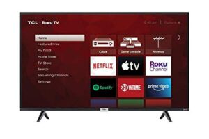 tcl 43-inch class 4k 2160p ultra hd smart led tv hdr10 60hz refresh rate compatible with alexa & google assistant 43s431 (renewed)