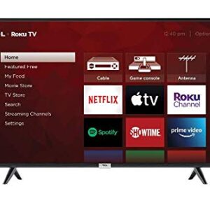 TCL 43-Inch Class 4K 2160p Ultra HD Smart LED TV HDR10 60Hz Refresh Rate Compatible with Alexa & Google Assistant 43S431 (Renewed)