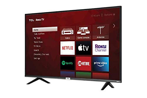 TCL 43-Inch Class 4K 2160p Ultra HD Smart LED TV HDR10 60Hz Refresh Rate Compatible with Alexa & Google Assistant 43S431 (Renewed)
