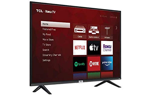 TCL 43-Inch Class 4K 2160p Ultra HD Smart LED TV HDR10 60Hz Refresh Rate Compatible with Alexa & Google Assistant 43S431 (Renewed)