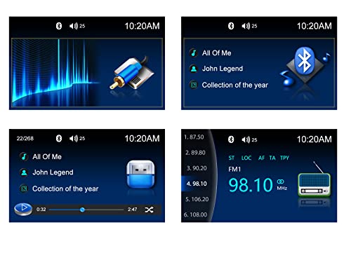 Audio Systems Marine Gauge Receiver - Weatherproof, 4-inch Display Screen, Built-in Amplifier, Bluetooth, Digital Media MP3 Player, No CD Player, USB Port, AM/FM Radio