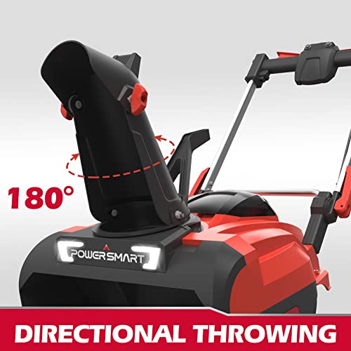 Teeker Snow Blower - 80V 6.0Ah Battery Powered Snow Blower, 21'' Electric Snow Thrower, Cordless Snow throwers