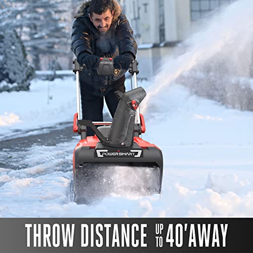 Teeker Snow Blower - 80V 6.0Ah Battery Powered Snow Blower, 21'' Electric Snow Thrower, Cordless Snow throwers