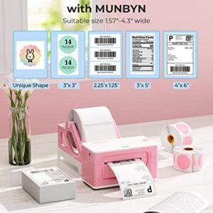 MUNBYN Bluetooth Thermal Label Printer 941B, Wireless 300DPI 4x6 Shipping Label Printers for Small Business, Support iOS, MAC, iPhone, Android, PC, Compatible with Ebay, Amazon, Shopify, Etsy, USPS