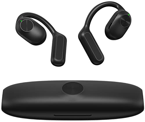 Sainellor Open Ear Air Conduction Headphones, 56H Playtime Bluetooth 5.2 Wireless Earbuds，IPX5 Waterproof Headphones, 16mm Dynamic Drivers Touch Control Sport Headphones