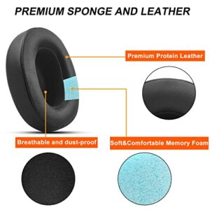 Gvoears Replacement Ear Pads Cushions for Skullcandy Crusher Wireless, Crusher ANC/EVO, Hesh ANC/EVO, Hesh 3 Wireless, Also Fit for Skullcandy Venue Wireless ANC Headphone with Duable Leather Fabric