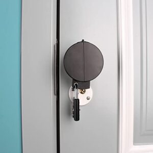 TEMEILI Door Handle Lock, Door Knob Lock Out Device,Cover to Disable The Doorknob/Faucet/Valve, Prevents Turning of Door Knob and Access to Keyhole, Prevents Operating The Knob (with Padlock)…