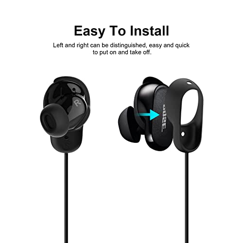 LEFXMOPHY QuietComfort Earbuds II Anti-Lost Strap for Bose QC 2 2022 New Black Silicone Neck Rope Lanyard Accessories