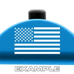 NDZ Performance Aluminum Grip Frame Plug for Glock Gen 4-5 17 19 22 23 24 31 32 34 35 37 38 45 9MM .40 .357 .45 Gap No Backstraps, Laser Engraved in Blue - US Army Special Forces Emblem