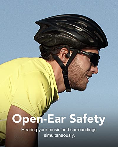 RR SPORTS Bone Conduction Headphones, Open Ear Headphones Bluetooth 5.3 Sport Earphones, IP67 Waterproof Headset for Running, Cycling, Driving, Hiking