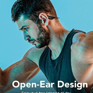 RR SPORTS Bone Conduction Headphones, Open Ear Headphones Bluetooth 5.3 Sport Earphones, IP67 Waterproof Headset for Running, Cycling, Driving, Hiking