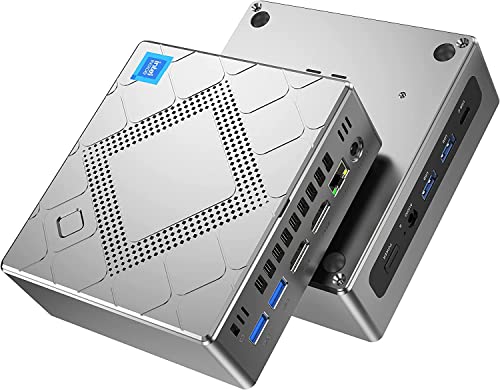 Mini PC Windows 11 Pro, Intel i7 10710U (up to 4.70 GHz) Mini Computers 16GB RAM 512GB NVMe SSD, 6 Cores 12 Thread Small Desktop Computers WiFi 6/BT 5.2/USB 3.0/4K HDMI/VGA, Support Auto Power On