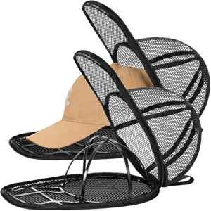 magtsmei hat cleaner, baseball caps hat washer for washing machine, foldable washing hat cage protector holder for flat & curved hats, hat rack/organizer for dishwasher, 2 pack black
