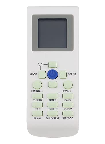 AULCMEET YKR-P/001E Replace AC Remote Controller Compatible with AUX/York/Innovair Mini Split Air Conditioner Sub A/C Remote YKR-P/002E