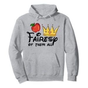 Fairesy Of Them All With Crown and Appale Halloween Theme Pullover Hoodie