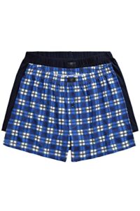 jp 1880 menswear big & tall plus size l-8xl 2 pack of boxer shorts snow white xxx-large 813069200