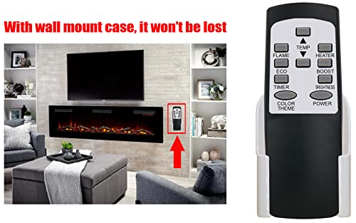 Replacement Remote Control for Dimplex Ignite XLF50-EU XLF74-EU XLF100-EU XLF60 XLF50 XLF74 3D Multi-Fire Ember Electric Firebox Fireplace