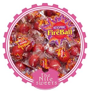 Atomic Fireball Jawbreakers Candy | Individually Wrapped Hot Atomic Fireball Jawbreaker Candies (2 POUNDS)