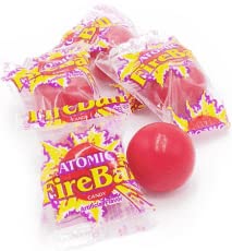 Atomic Fireball Jawbreakers Candy | Individually Wrapped Hot Atomic Fireball Jawbreaker Candies (2 POUNDS)