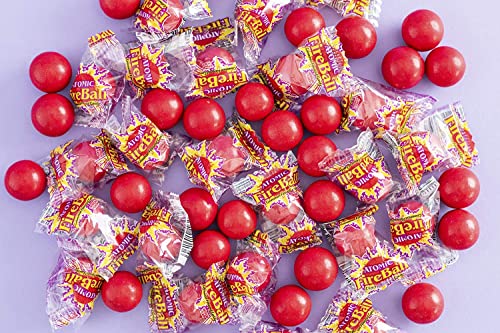 Atomic Fireball Jawbreakers Candy | Individually Wrapped Hot Atomic Fireball Jawbreaker Candies (2 POUNDS)