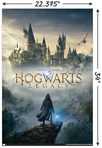 Trends International Harry Potter: Hogwarts Legacy - Key Art Wall Poster, 22.37" x 34.00", Unframed Version