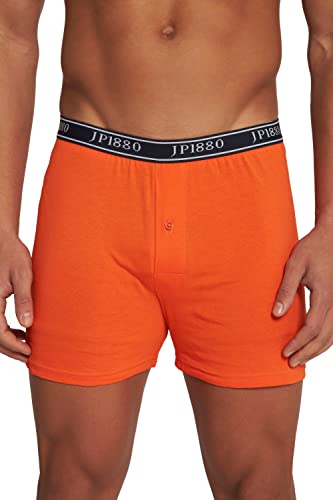 JP 1880 Menswear Big & Tall Plus Size L-8XL 2 Pack of Boxer Shorts FLEXNAMIC® orange XX-Large 813285650