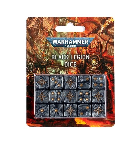 Warhammer 40k - Black Legion Dice Set