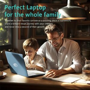 HP 2022 15.6" FHD Laptop, AMD Ryzen 5-5500U Processor, AMD Radeon Graphics, 32GB RAM, 2TB PCIe SSD, HD Webcam, Bluetooth, Wi-fi, Win 11, Blue, 32GB SnowBell USB Card