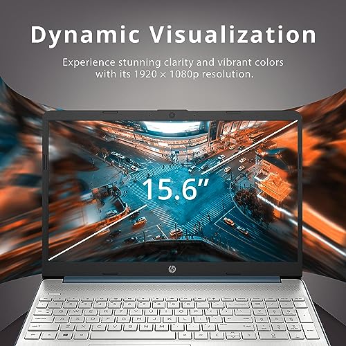 HP 2022 15.6" FHD Laptop, AMD Ryzen 5-5500U Processor, AMD Radeon Graphics, 32GB RAM, 2TB PCIe SSD, HD Webcam, Bluetooth, Wi-fi, Win 11, Blue, 32GB SnowBell USB Card