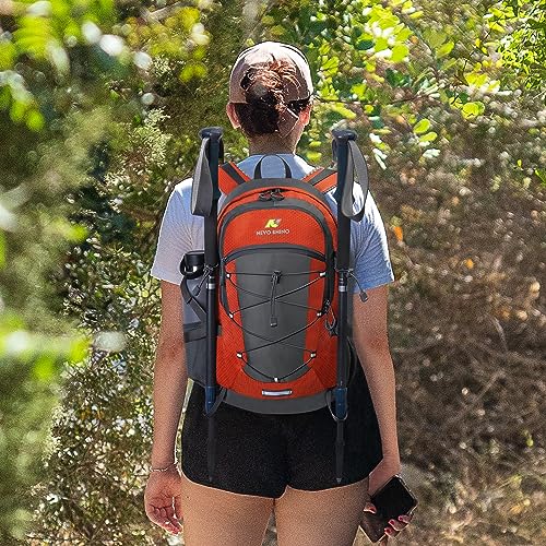 N NEVO RHINO Hiking Backpack 25L Waterproof Outdoor Day Pack, Lightweight Camping Travel Backpack for Men Women