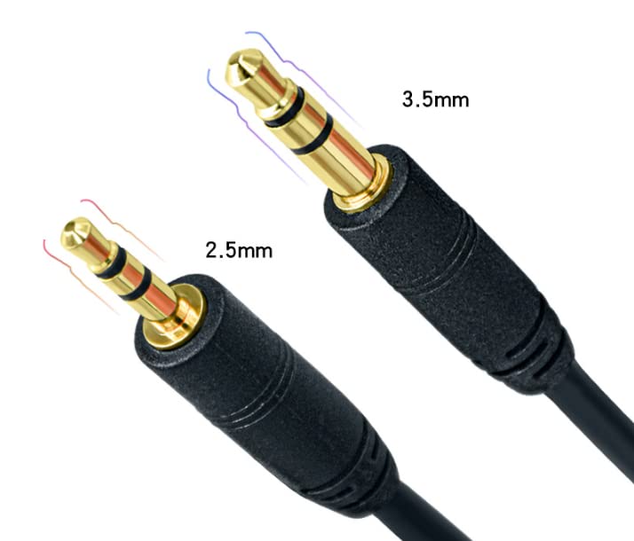 2.5mm to 3.5mm Cable Audio 2.5 mm to 3.5 mm, 3.5mm to 2.5mm 2.5 to 3.5 replacement for Bose qc35 ii JBL Headphone Wire Aux Cord for Bose 700 QuietComfort QC45 QC35II QC35 QC25 JBL E45BT E55BT