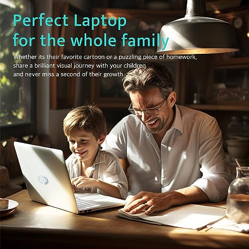 HP 2022 15.6" FHD Laptop, AMD Ryzen 5-5500U Processor, 16GB RAM, 512GB PCIe SSD, AMD Radeon Graphics, HD Webcam, Wi-fi, Bluetooth, Win 11, Silver, 32GB SnowBell USB Card