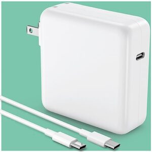mac book charger - 10ft 118w mac book pro charger, mac book air charger, usb c charger compatible for macbook pro 16 15 14 13 inch, macbook air 15 13 inch, ipad, samsung and all usb c devices