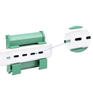 Jienk DIN Rail Mount 10A 300V 20Position 20P to 20P Screw Terminal Block Distribution Module