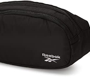 Reebok Women's Fanny Pack - Lightweight Waist Belt Bag - Crossbody Bag for Running, Hiking, Travel, Workouts, Black