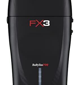 BaBylissPRO Barberology Double Foil Shaver FXX3SB FX3 Professional High-Speed Electric Shaver