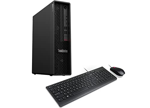 Lenovo ThinkStation P340 SFF Home & Business Mini Desktop (Intel i7-10700 8-Core, 32GB RAM, 512GB PCIe SSD + 1TB HDD (3.5), T1000, USB 3.2, Win 11 Pro) with MS 365 Personal, Hub